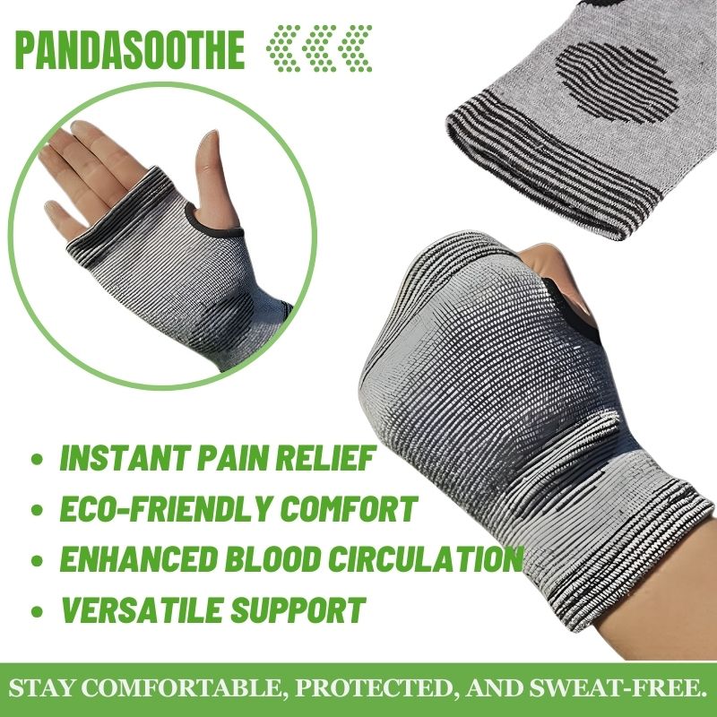 Bamboo Wrist Compression Sleeves For Pain Relief and Support